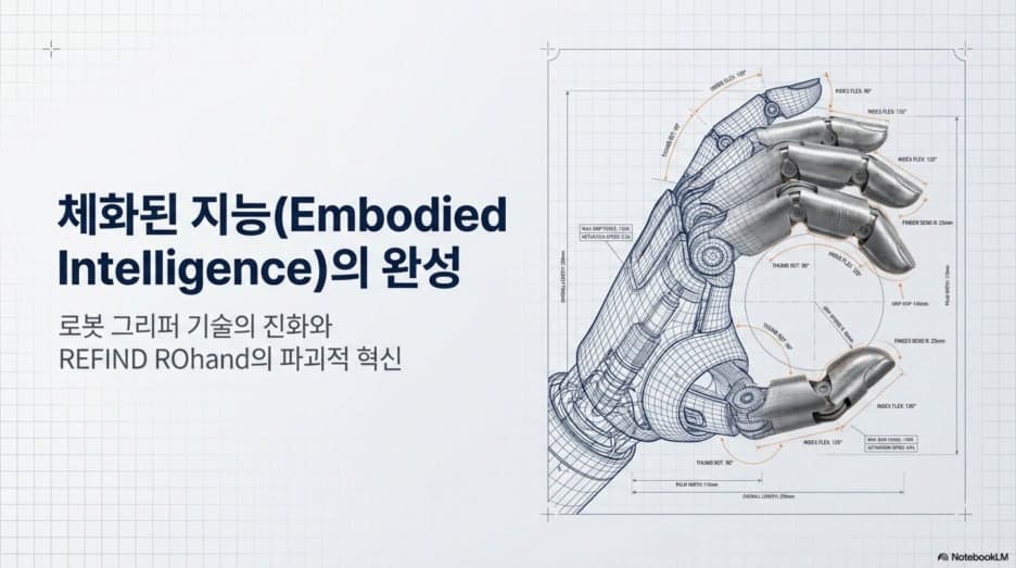 로봇 그리퍼의 혁신: 라스트 센티미터를 해결하는 리파인(REFIND) ROhand와 반사 제어 기술
