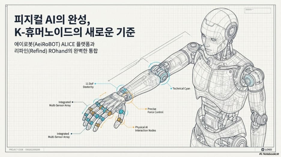 K-휴머노이드의 진화: 에이로봇(AeiROBOT)과 리파인(REFIND) ROhand가 만드는 일하는 로봇의 미래