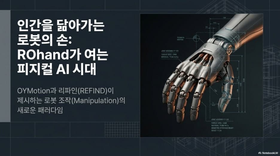 로봇손이 인간을 닮아가는 시대: 글로벌 트렌드와 OYMotion-리파인(REFIND) ROhand