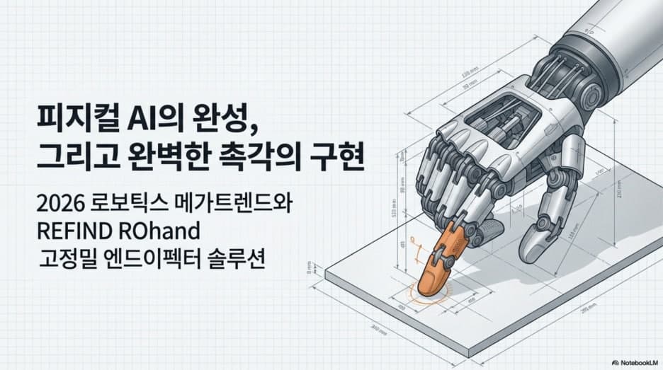 2026년 로봇 혁명: Physical AI 시대와 리파인(REFIND) ROhand가 여는 정밀 제어의 미래