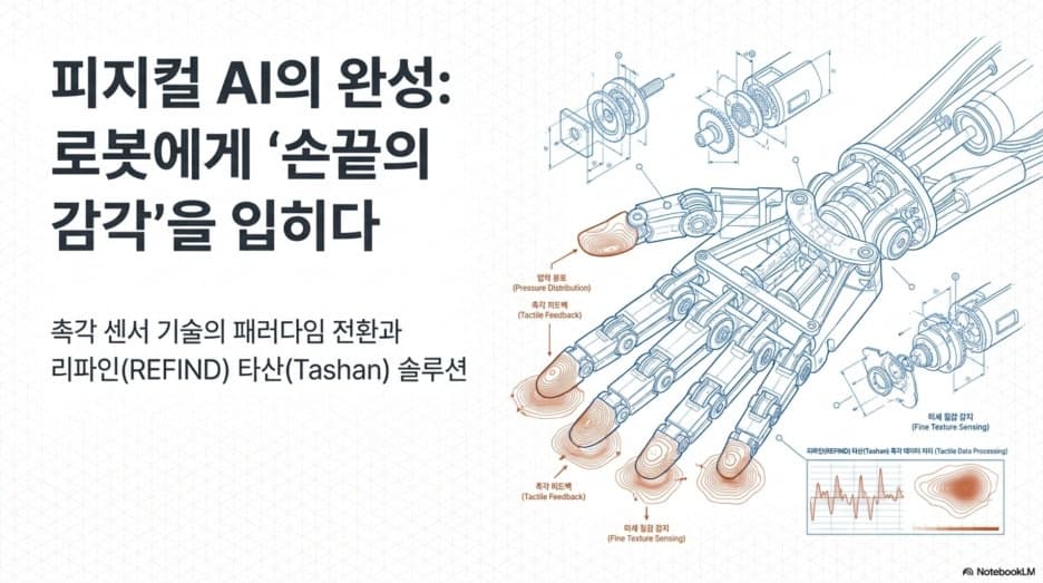 로봇에게 손끝의 감각을 입히다 : 촉각 센서 기술의 현재와 리파인 타산 센서