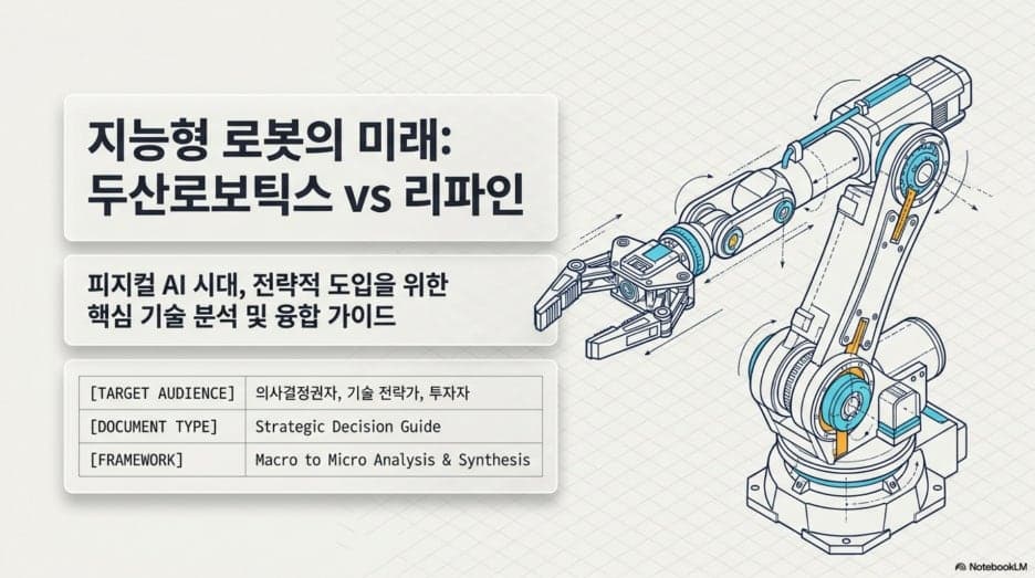 두산로보틱스 협동로봇과 리파인 RM 시리즈: 기술 분석 및 활용